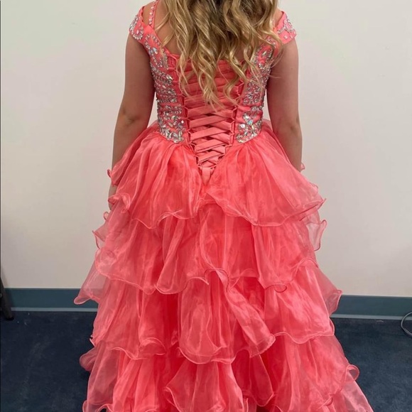 Girls size 12 pageant dress - Picture 2 of 2